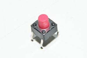 Multicomp MCDTS6-3R, 6.5x4.5mm, 7mm, 260g, 1x NO, piirilevypainike *uusi*