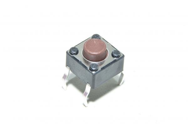 Multicomp MCDTS6-2N, 6.5x4.5mm, 5mm, 160g, 1x NO, piirilevypainike *uusi*