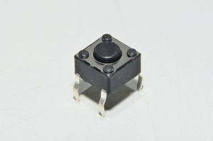 Multicomp MCDTS6-1K, 6.5x4.5mm, 4,3mm, 100g, 1x NO, piirilevypainike *uusi*