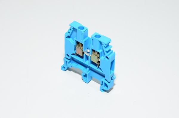 Entrelec M 4/6.N 1SNA 115 116 R0100 4mm² 1000V 32A sininen yksikerrosläpimenoriviliitin ruuvikiinnityksellä