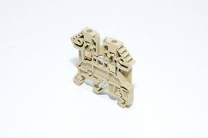 Conta-Clip RK 2.5 BG 1296.2 2.5mm² 800V 24A beige yksikerrosläpimenoriviliitin ruuvikiinnityksellä