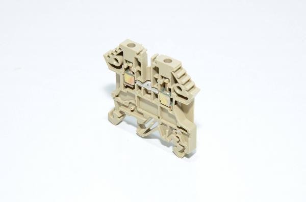 Conta-Clip RK 2.5 BG 1296.2 2.5mm² 800V 24A beige yksikerrosläpimenoriviliitin ruuvikiinnityksellä