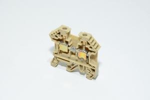 Conta-Clip RK 2.5-4 BG 1001.2 4mm² 800V 24A beige single-level feed-through terminal block with screw connection