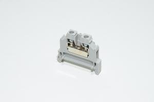 Schlegel Electrokontakt IK5 750V 32A 4mm² gray Fixblock-series single-level feed-through terminal block with screw connection