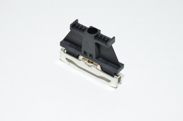 Wieland Electric 9708/2 S 35 Z5.522.8553.0 black Selos-series end bracket with screw connection