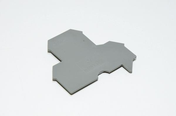 Wieland Electric Selos APN 2,5 E 07.312.1755.0 dark gray end plate for WKN-series terminal blocks