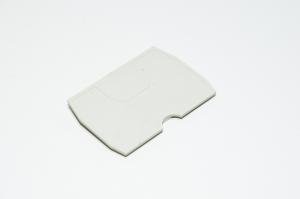 Wieland Electric Selos AP 4/D 07.311.6355.0 gray end plate for WK-series terminal blocks