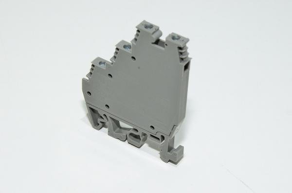 Wieland Electric Selos WK 2,5-4 KI/U 57.503.7855.0 2,5mm² 250V 24A dark gray triple-level feed-through terminal block with screw connection