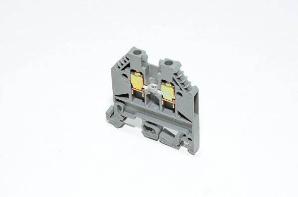 Wieland Electric Selos WK 2,5/U 57.503.0055.0 2,5mm² 800V 24A tummanharmaa yksikerrosläpimenoriviliitin ruuvikiinnityksellä
