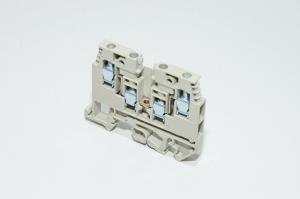 Wieland Electric Selos WK 4 / D 2 / 2 / U 57.504.5155.0 4mm² 800V 32A gray single-level duo feed-through terminal block with screw connection