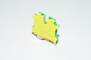Phoenix Contact USLKG 5 0441504 6mm² 800V yellow green grounding single-level feed-through terminal block with screw connection