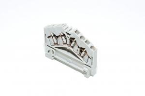 Wago 280-646 2,5mm² 800V 24A gray single-level feed-through terminal block with spring-cage connection