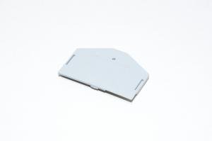 Wago 280-312 gray end plate for 280-series terminal blocks