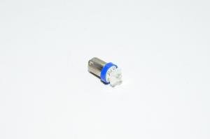 BA9S sininen Super Flux 7.6x7.6mm 3-6VDC LED *uusi*