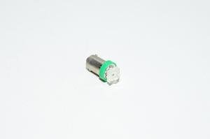 BA9S vihreä Super Flux 7.6x7.6mm 3-6VDC LED *uusi*