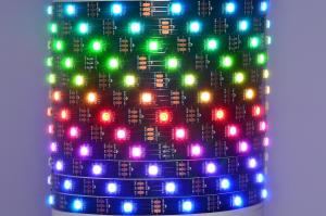 Worldsemi HC-F5V-30L-30LED-B-IP20 WS2812B 5VDC 45W 30LED/m IP20 joustava digitaalinen LED-nauha, 5m kela *uusi*