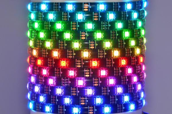 Worldsemi HC-F5V-30L-30LED-B-IP65 WS2812B 5VDC 45W 30LED/m IP65 flexible digital LED strip, 5m reel *new*