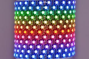 Worldsemi HC-F5V-60L-60LED-B-IP65 WS2812B 5VDC 90W 60LED/m IP65 joustava digitaalinen LED-nauha, 5m kela *uusi*