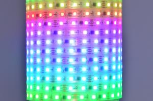Worldsemi HC-T12V-20L-60LED-W-IP60 WS2811 12VDC 72W 60LED/m IP60 joustava digitaalinen LED-nauha, 5m kela *uusi*