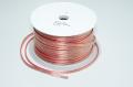 2x2,5mm² CCA 100m reel transparent speaker cable *new*
