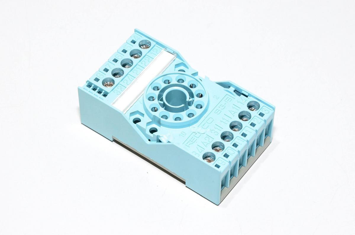 11-pin Sub-Magnal B11A circular relay base Releco S3-B
