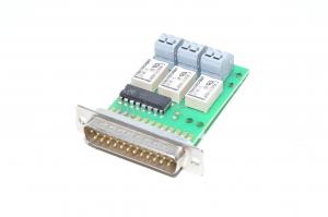 Relay card for LPT port with ULN2003A IC and 3x NO 2A relay outputs