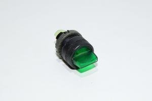 General Electric C-2000 22mm P9 sarjan P9XSLD0V1 vihreä toimilaite valintakytkin 2-asentoa lukkiutuva jossa pyöreä peitelevy IP66