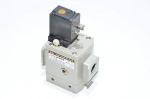 SMC AV3000-F03-5YOB soft start-up valve with locking manual override, G3/8", 24VDC