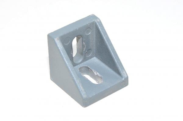 MiniTec angle 45 GD 21.1133/0 gray aluminium mounting bracket 42x42x42mm