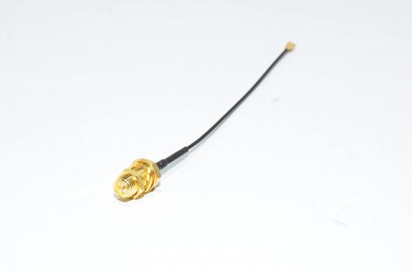 Reverse polarity RP-SMA female - U.FL female adapter cable 100mm