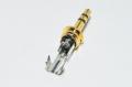 3,5mm stereo plug Rean NYS 231 BG black with metal housing for max 4mm cable *new*