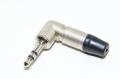 3,5mm 90° kulmamallin stereo plugi Neutrik NTP3RC hopea metallirungolla max 4,5mm kaapelille *uusi*