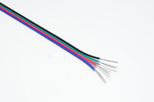 4x0,3255mm² AWG22 RGB LED nauhan virtakaapeli (metritavara) *uusi*