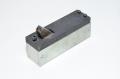 Stopping unit made drom steel with swinging steel piece, Festo YSR-5-5-C shock absorber and brass bearing