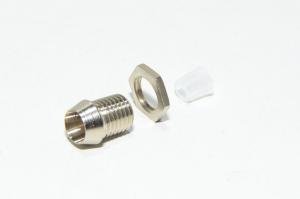 Kartiomainen metallinen LED kaulus M6x0,75 RH kierteellä 3mm LED:lle *uusi*