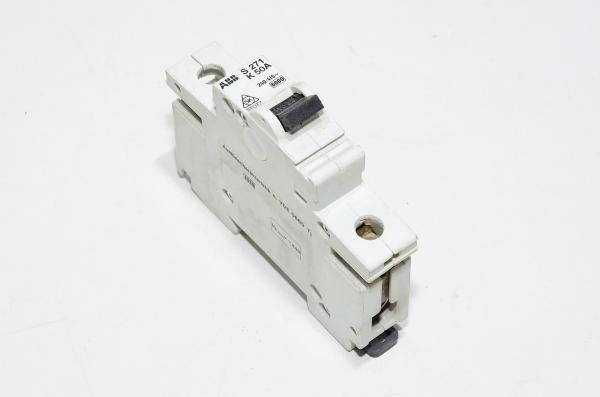 50A 1-vaihe K-tyypin automaattisulake / johdonsuojakatkaisija ABB S271 K50A 240VAC / 415VAC