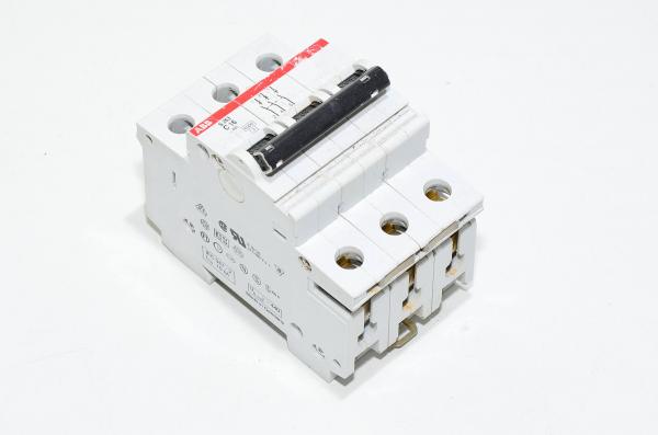 16A 3-vaihe C-tyypin automaattisulake / johdonsuojakatkaisija ABB S263 C16 230VAC / 400VAC