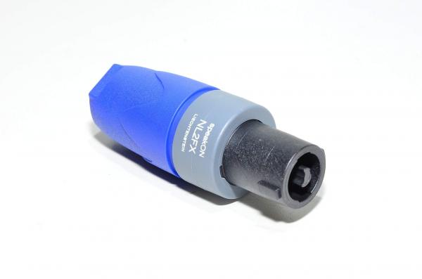 2pin 40A 250VAC naaras sininen Neutrik NL2FX speakON käännettävä ja lukittava kaiutinliitin 6-10mm kaapeleille *uusi*