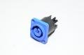 3pin 20A 250VAC male A-type blue Neutrik NAC3MPA-1 powerCON panel mounted power input connector *new*