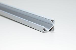 SS8181 aluminum LED strip installation profile, 45° angle surface-mount, 2500mm *new*