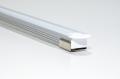 SS2122 alumiininen LED nauhan asennusprofiili, uppoasennettava, 2500mm *uusi*