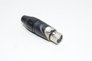 5pin 7,5A 50V female Amphenol AX5F nickel plated locable XLR signal connector for 3-8mm cable *new*