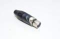 5pin 7,5A 50V female Amphenol AX5F nickel plated locable XLR signal connector for 3-8mm cable *new*