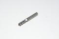 6x18x6x50mm-17°/45°-3T 6mm, 3-cutting faces, 6mm shank, 45° helix angle, 17° front angle, uncoated sintered solid carbide center cutting flat end mill with 50mm overall length *new*