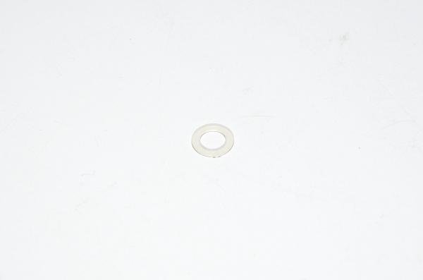 11x7x1mm kirkas muovinen aluslevy / tiivisterengas, tasainen