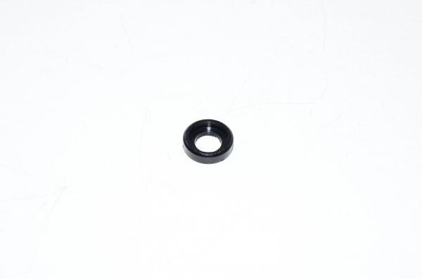 12,8x10x6,5x3,3mm musta muovinen aluslevy / tiivisterengas *uusi*