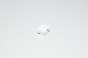 SS6061 white plastic holed plug *new*
