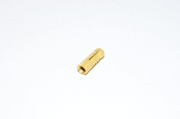 M6x1, RH, Friulsider 75100006000 knurled brass anchor for concrete, solid brick, stone and wood *new*