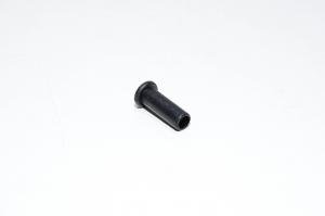 20,7x6,3/4,3mm musta muovinen suojakorkki