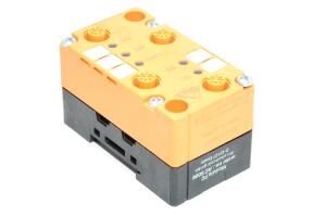 IFM AC5000 AS-i EMS-base coupling module and IFM AC2005 AS-i active classic I/O module with 4x sourcing transistor output 24VDC 200mA and 4x sinking 24VDC inputs